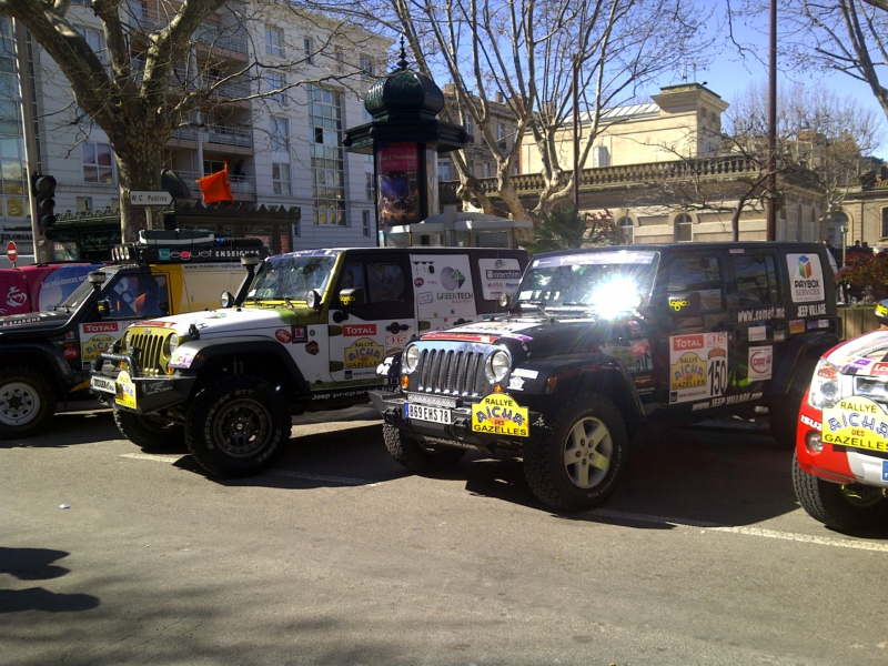 les jeep engagées