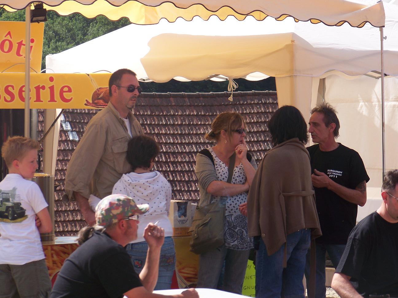 Robert en action de relations publiques