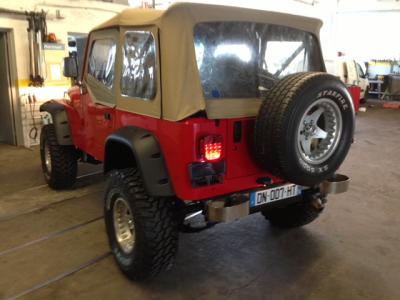 rehausse 4&quot; + jumelles + pneu 33 cooper +feux led +kit ailes
