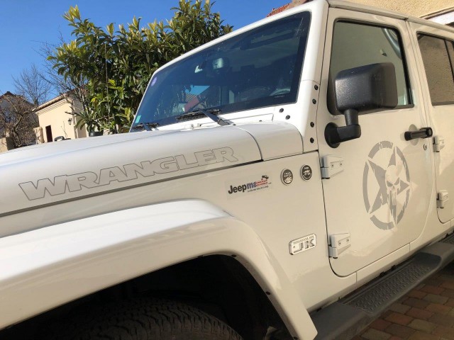 Pose stickers Jeep mania