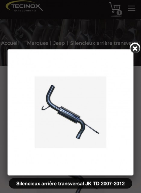 Silencieux sur le site tecinox