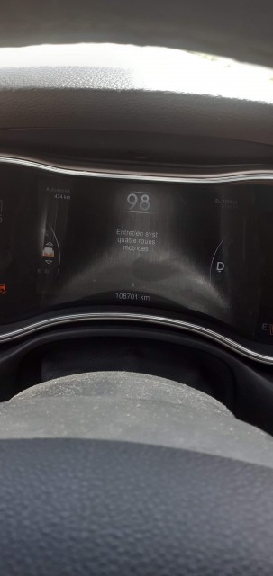 Le message ki affiche dans TDB lorsque la température transmission élevée